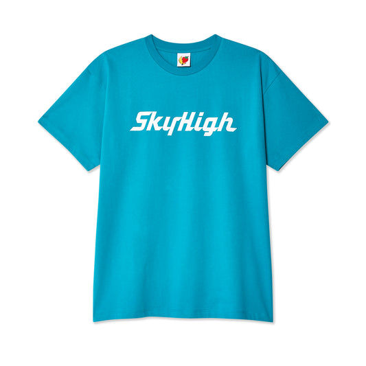CONSTRUCTION GRAPHIC LOGO T-SHIRT - TEAL