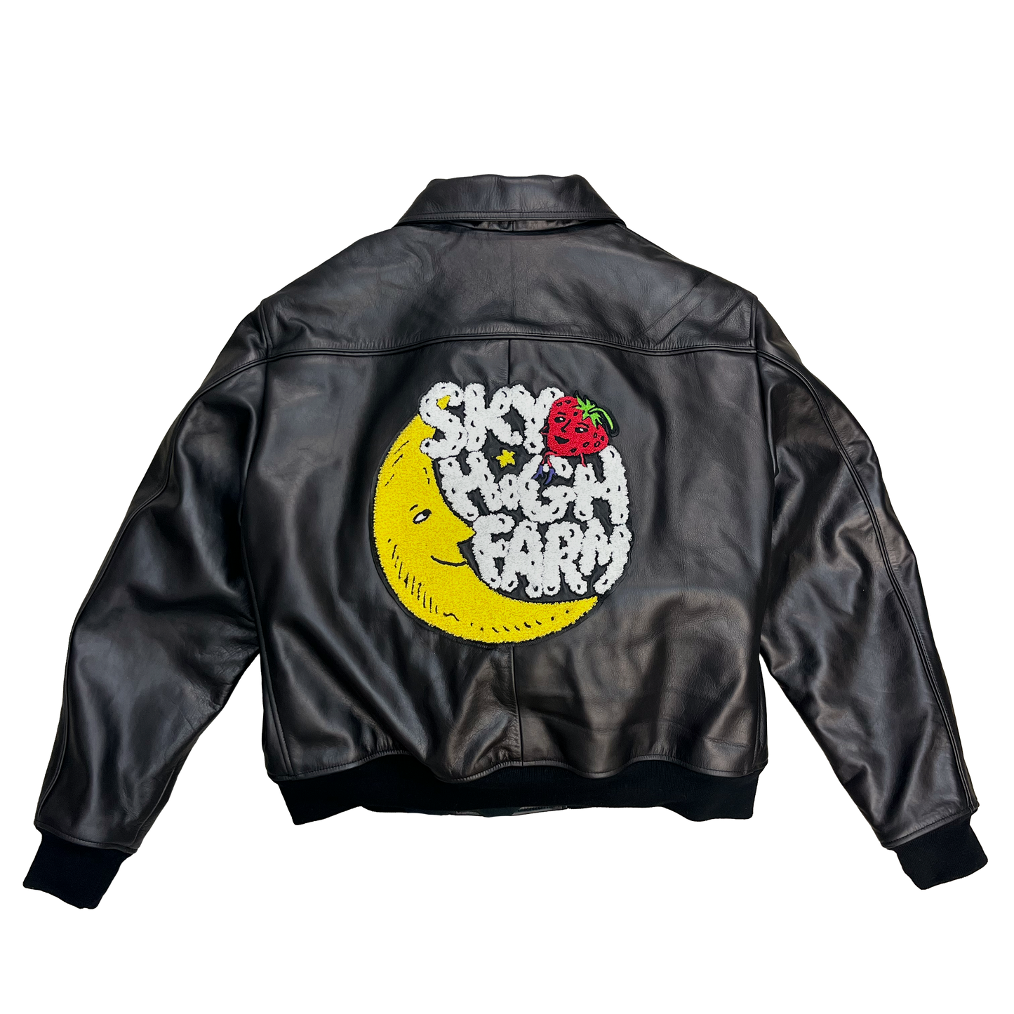 LOGO JACKET LEATHER