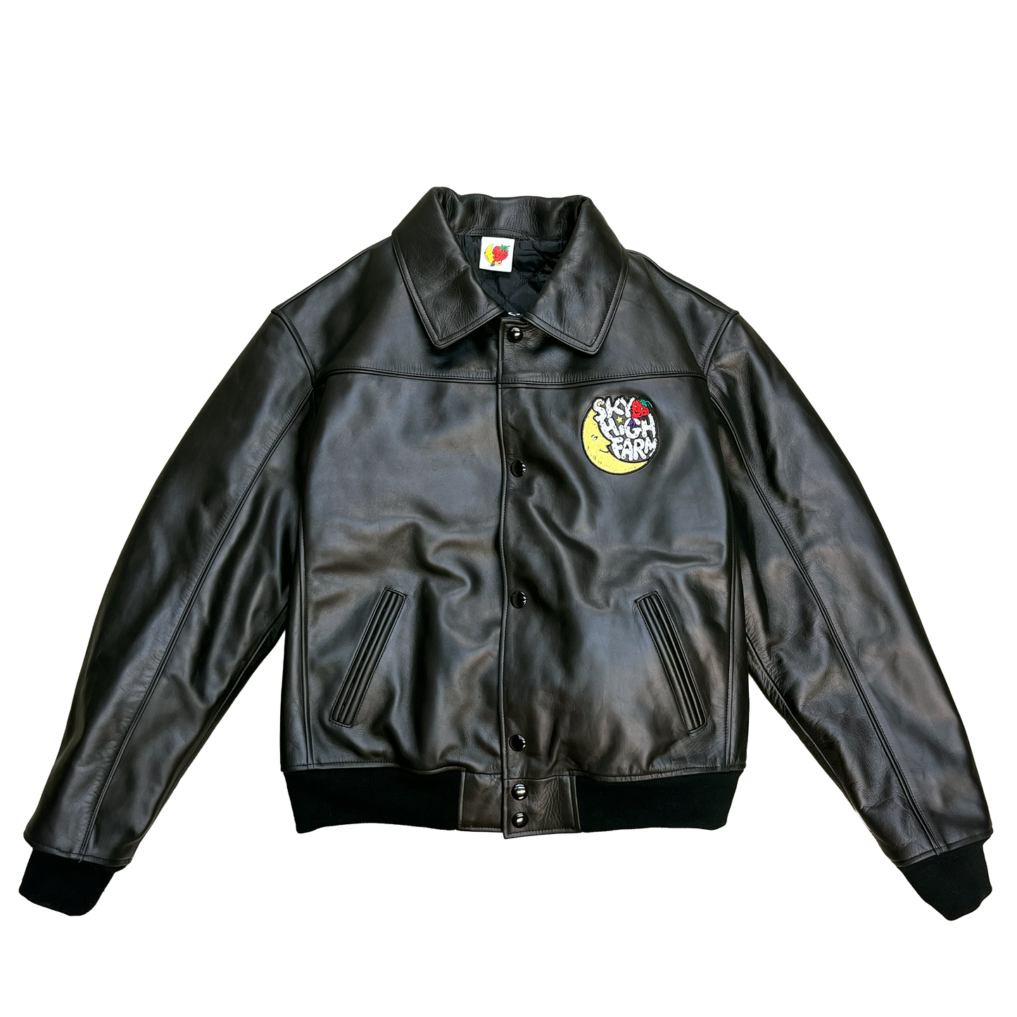 LOGO JACKET LEATHER