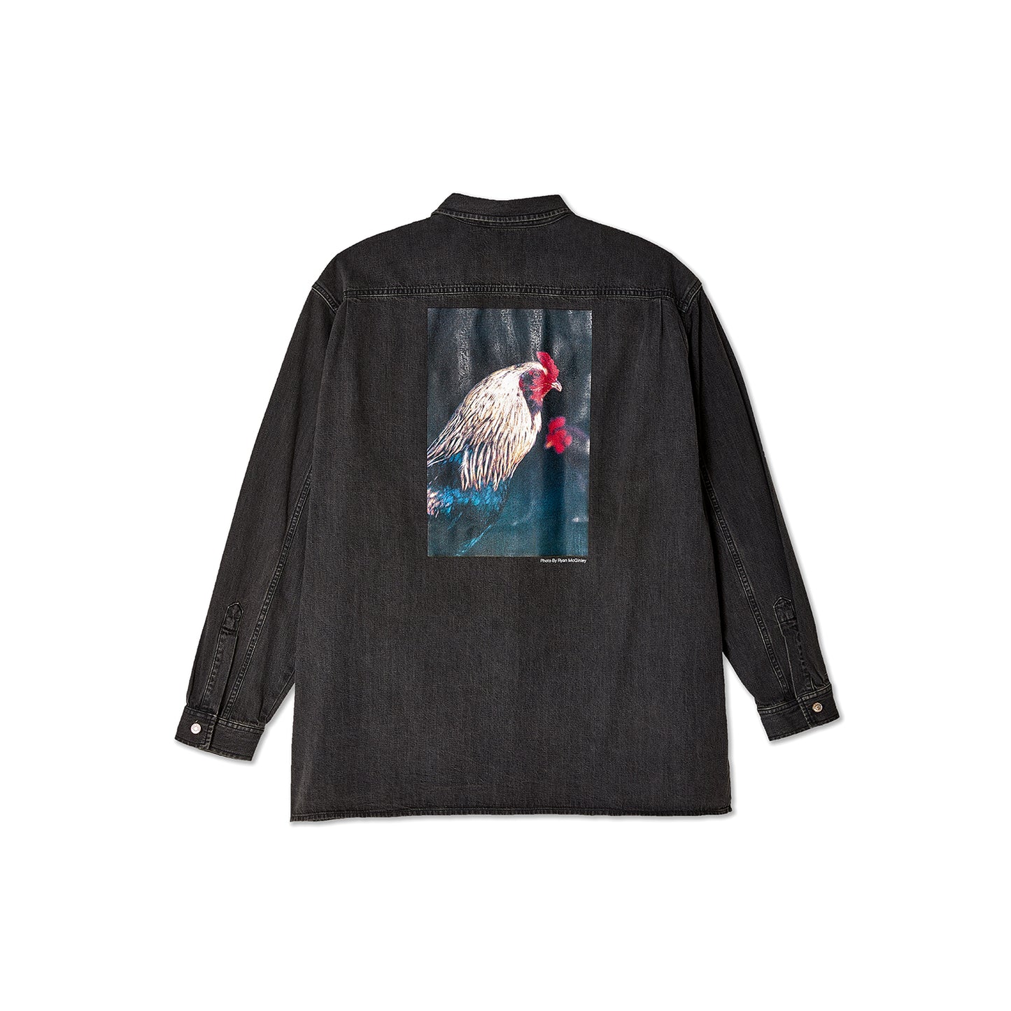 BALENCIAGA X SKY HIGH FARM DENIM SHIRT - ROOSTER
