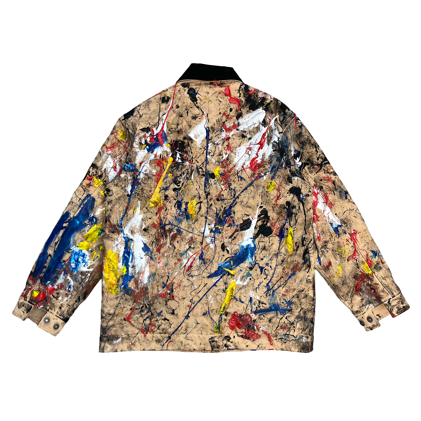HAND PAINTED CANVAS CHORE COAT