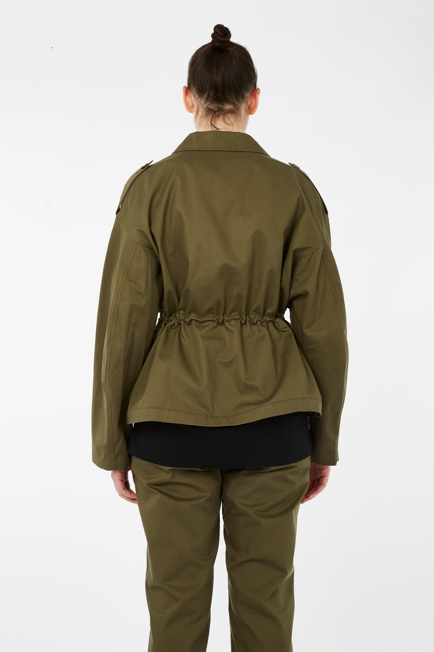 SAMIRA NASR MILITARY JACKET WOVEN