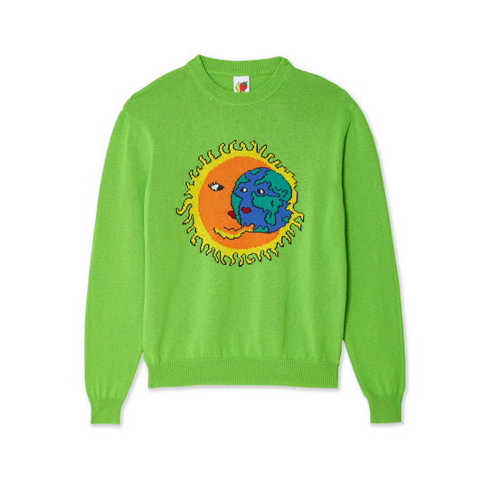 CHARACTER SWEATER KNIT - GREEN
