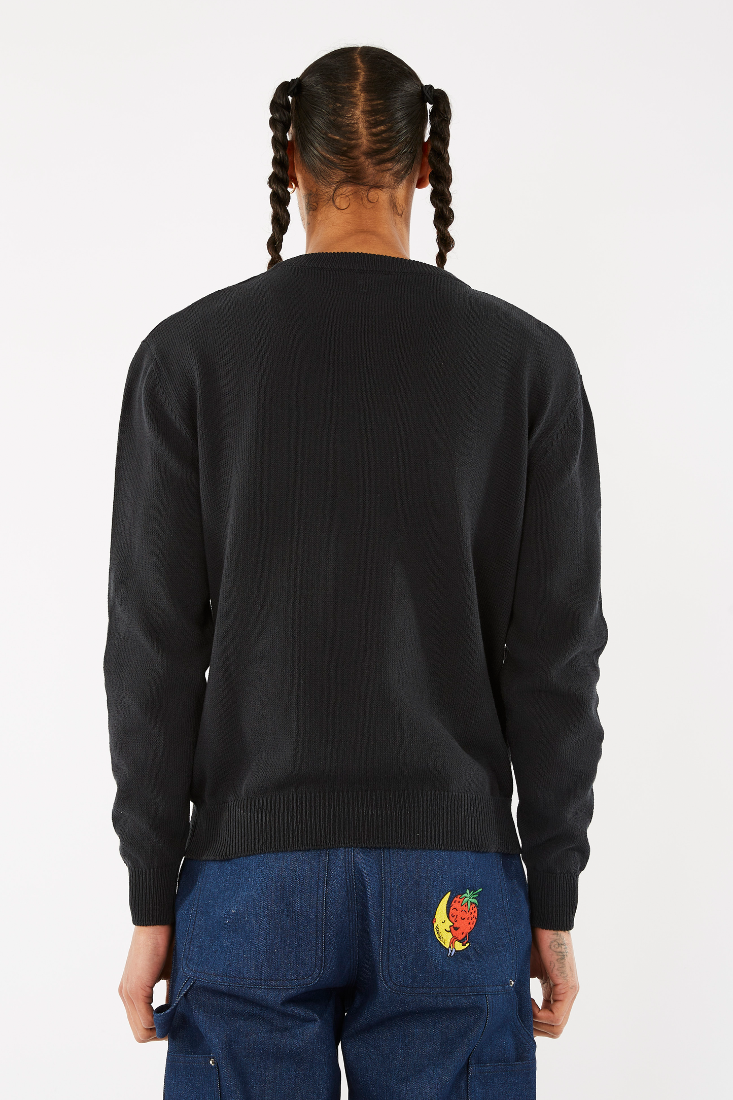 SUN AND EARTH SWEATER KNIT - BLACK