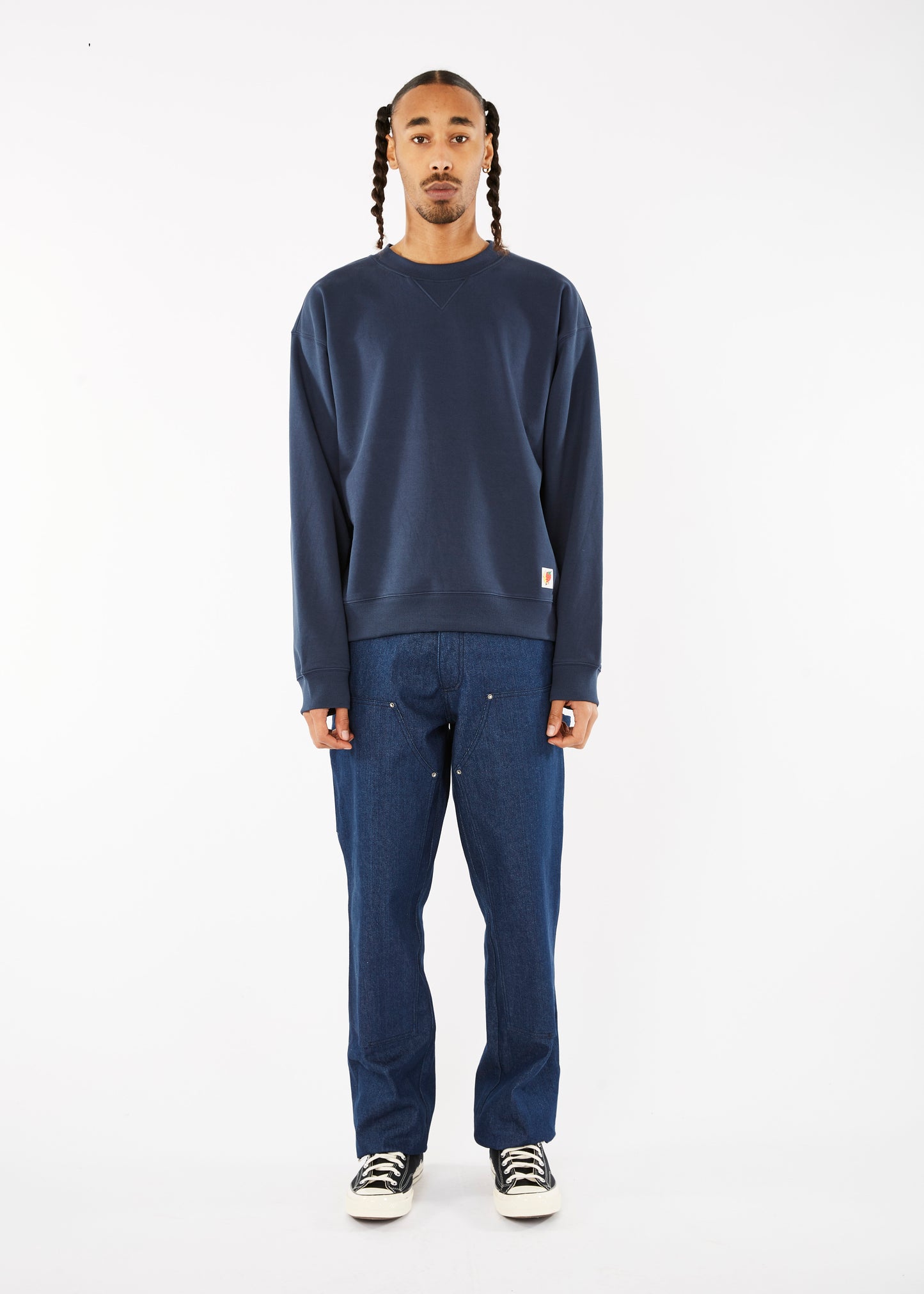 DENIM DOUBLE KNEE WORK PANT WOVEN