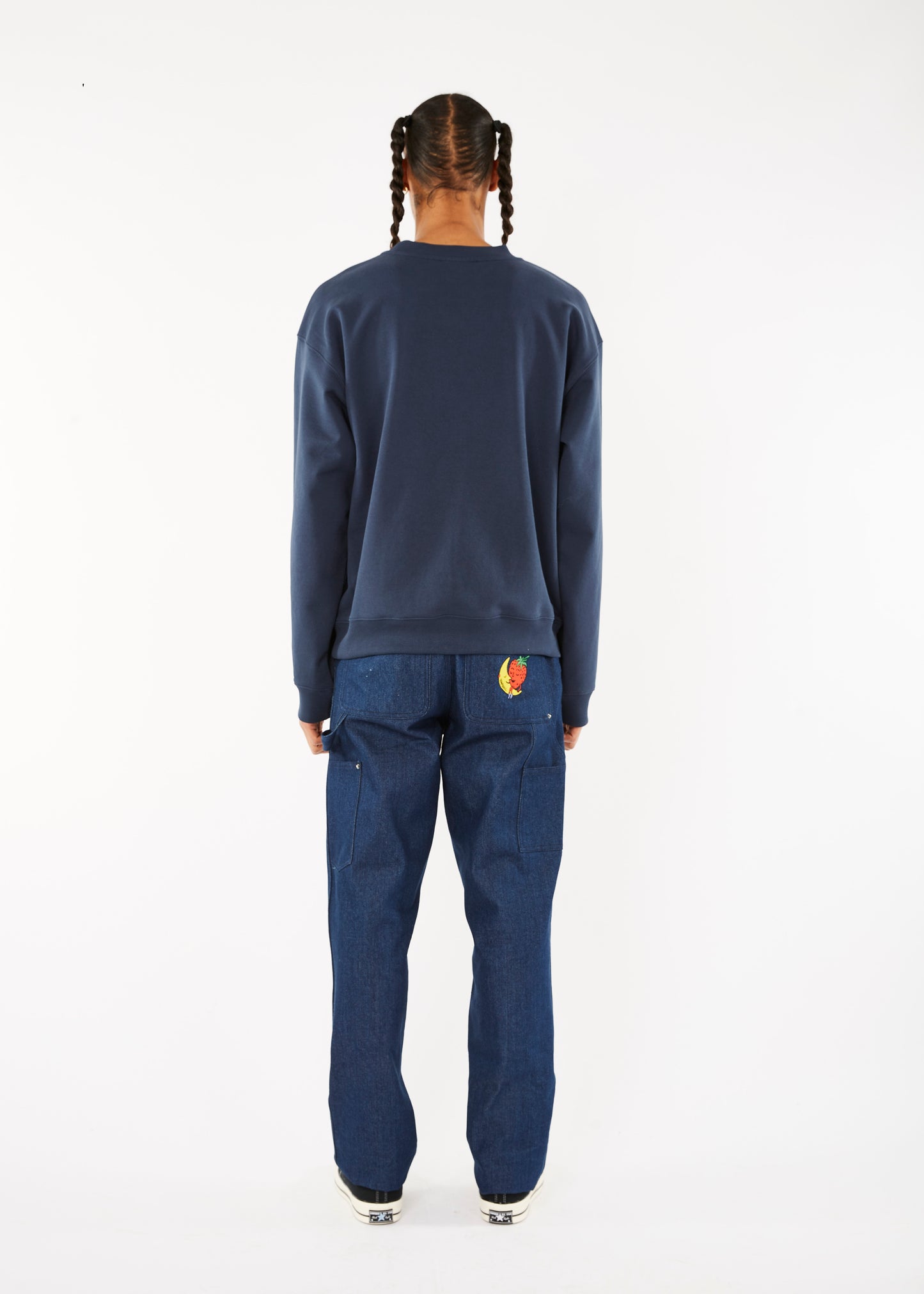 DENIM DOUBLE KNEE WORK PANT WOVEN