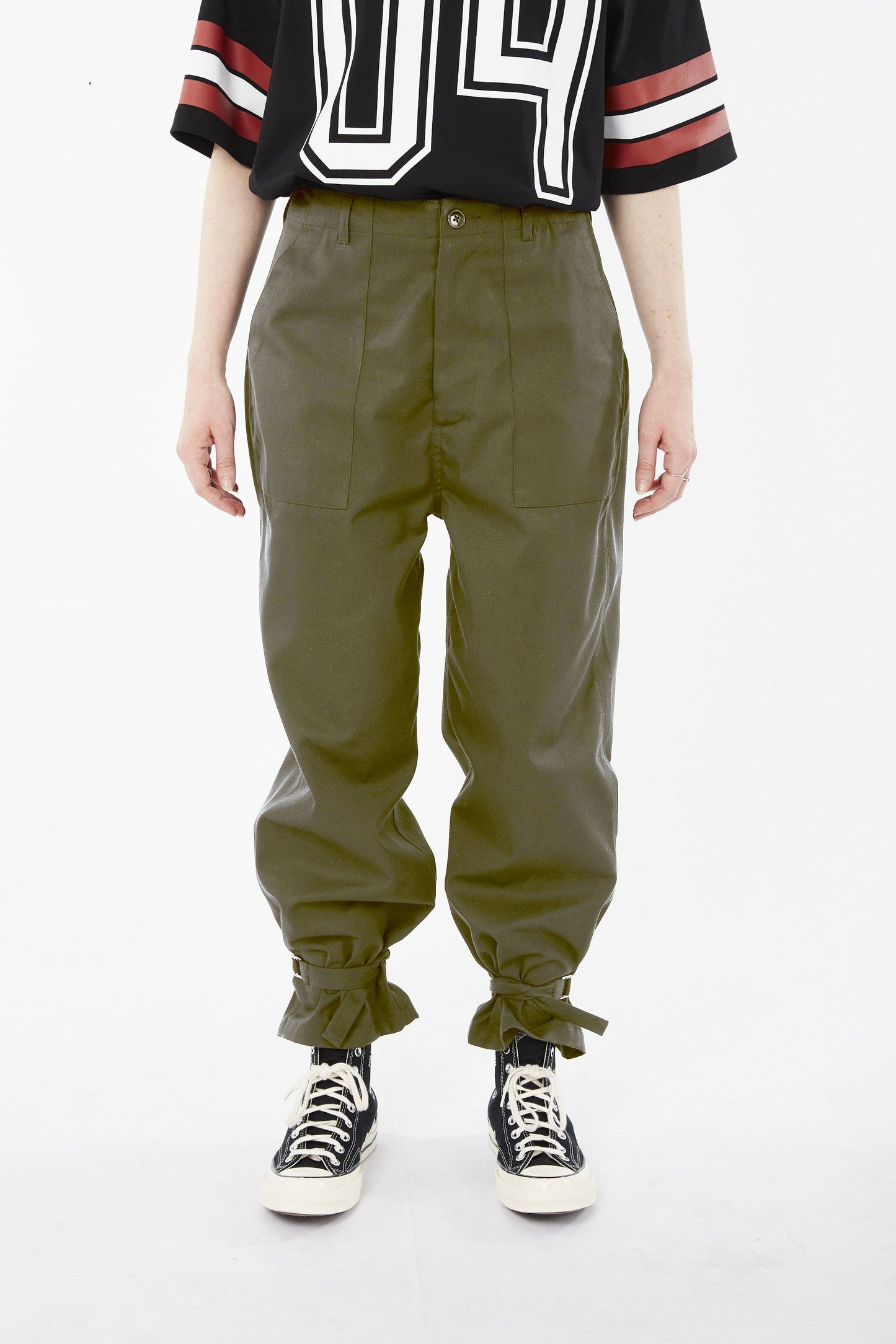 SAMIRA NASR MILITARY PANTS WOVEN