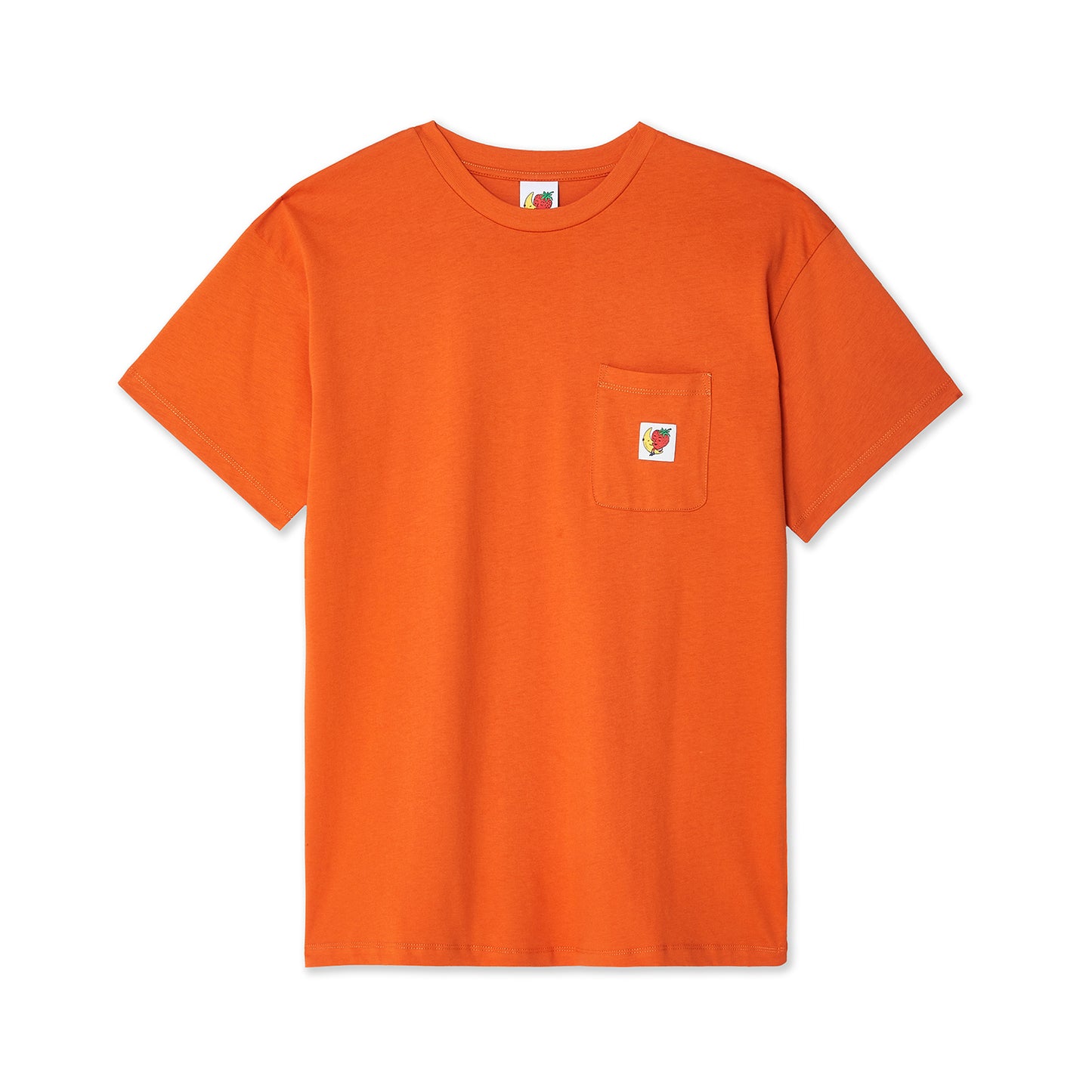 LOGO LABEL T-SHIRT - ORANGE