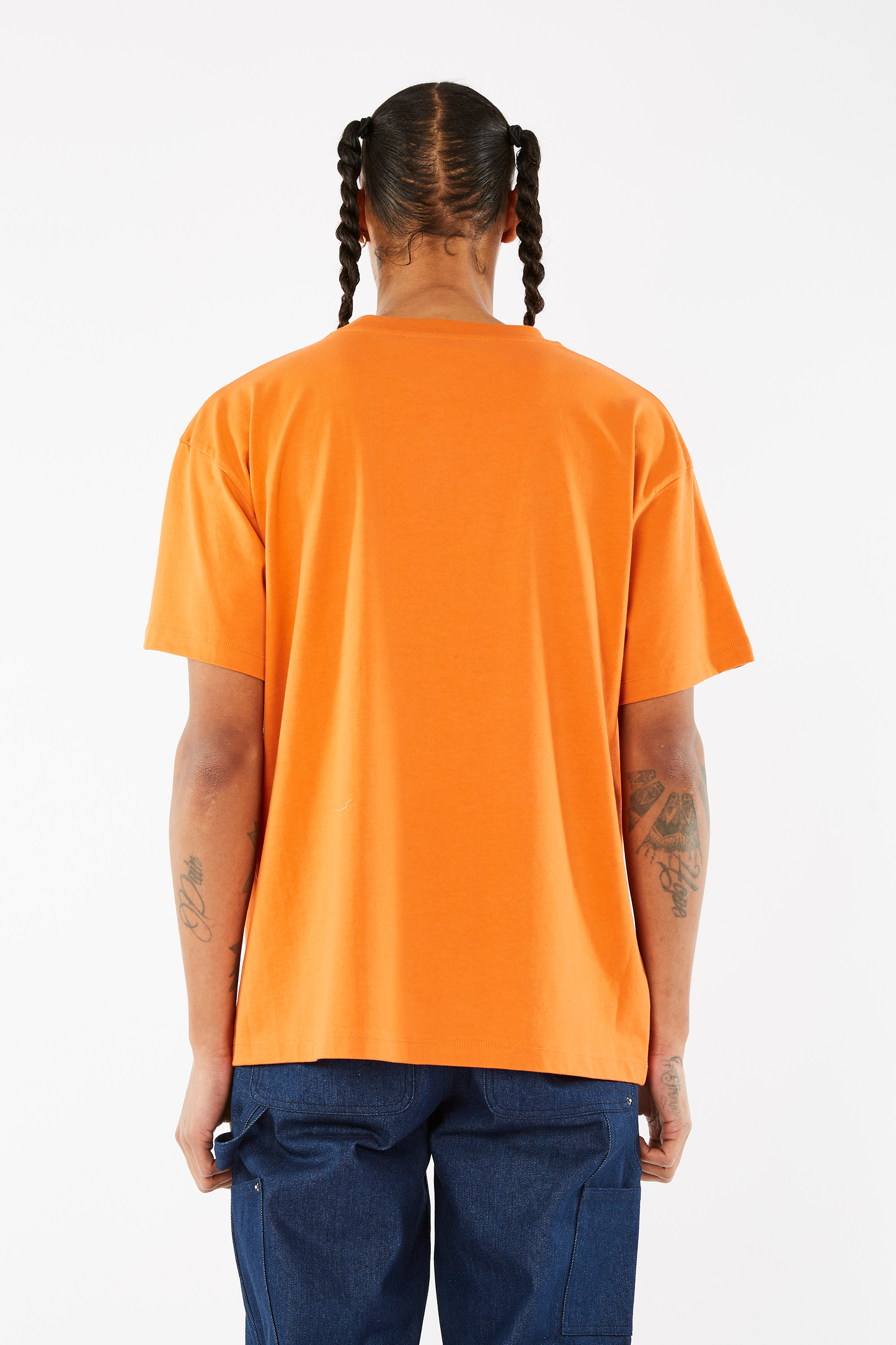 LOGO LABEL T-SHIRT - ORANGE