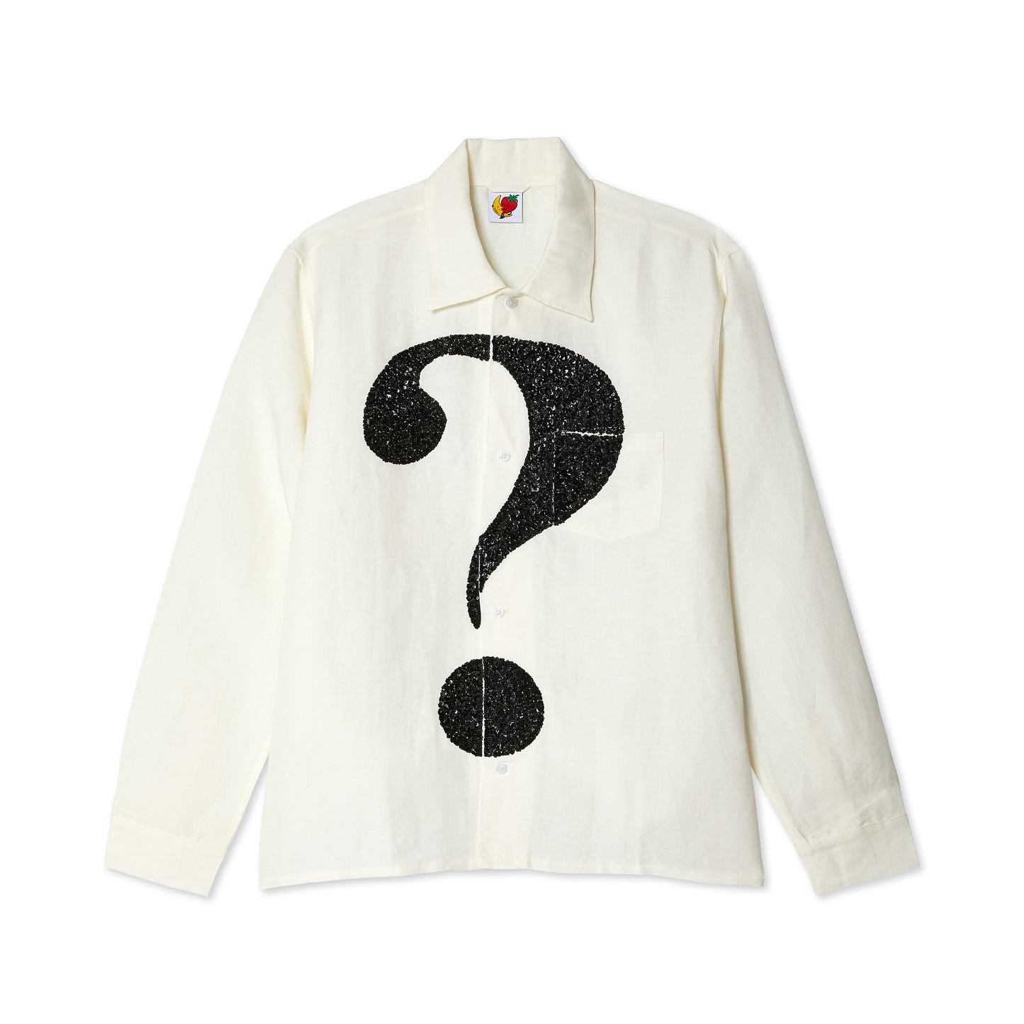 FF-QUESTION MARK EMBROIDERED SHIRT WOVEN