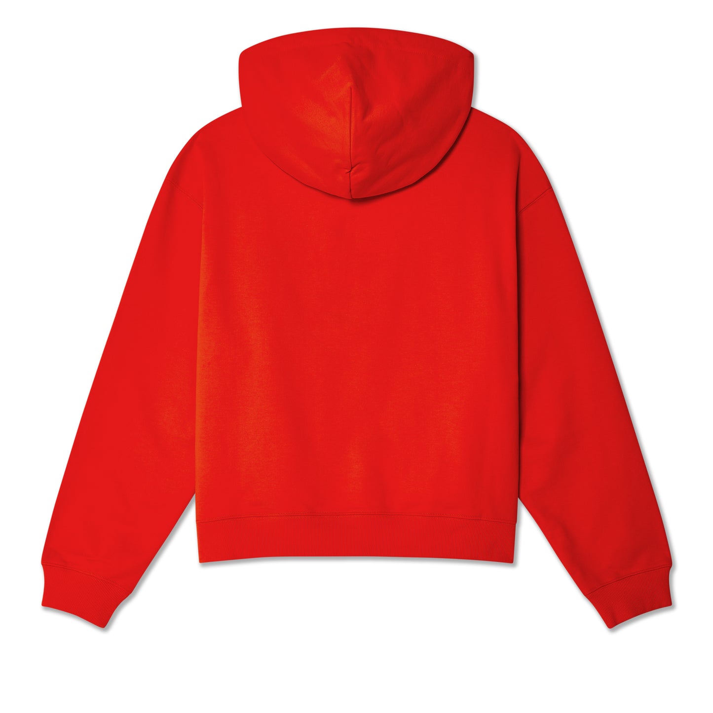 CONSTRUCTION GRAPHIC LOGO HOODIE - RED
