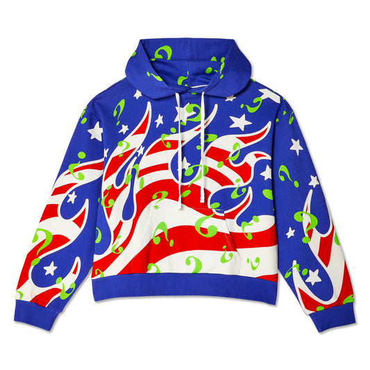 FLAME HOODIE - BLUE