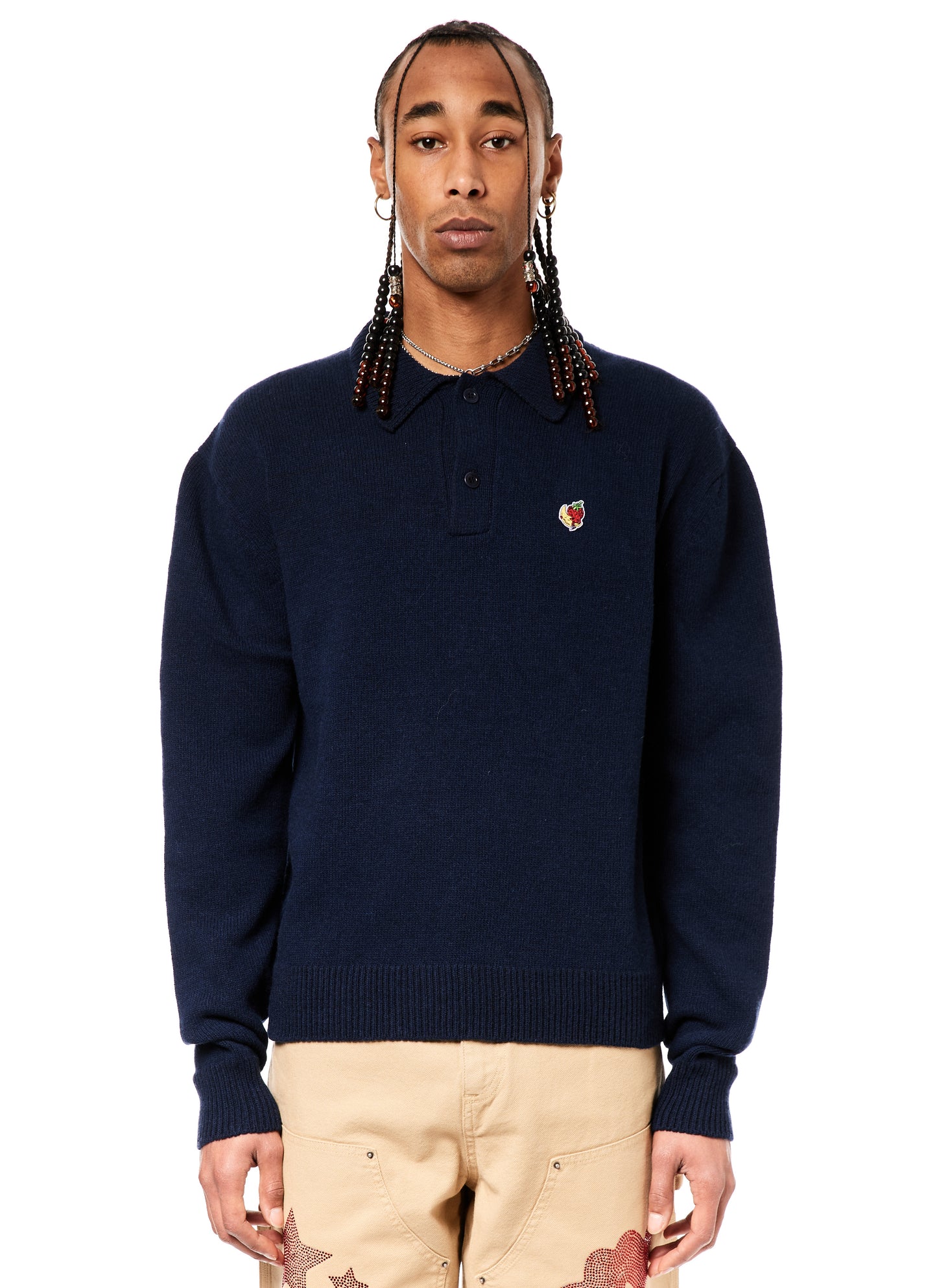 PERENNIAL LONG SLEEVE POLO KNIT