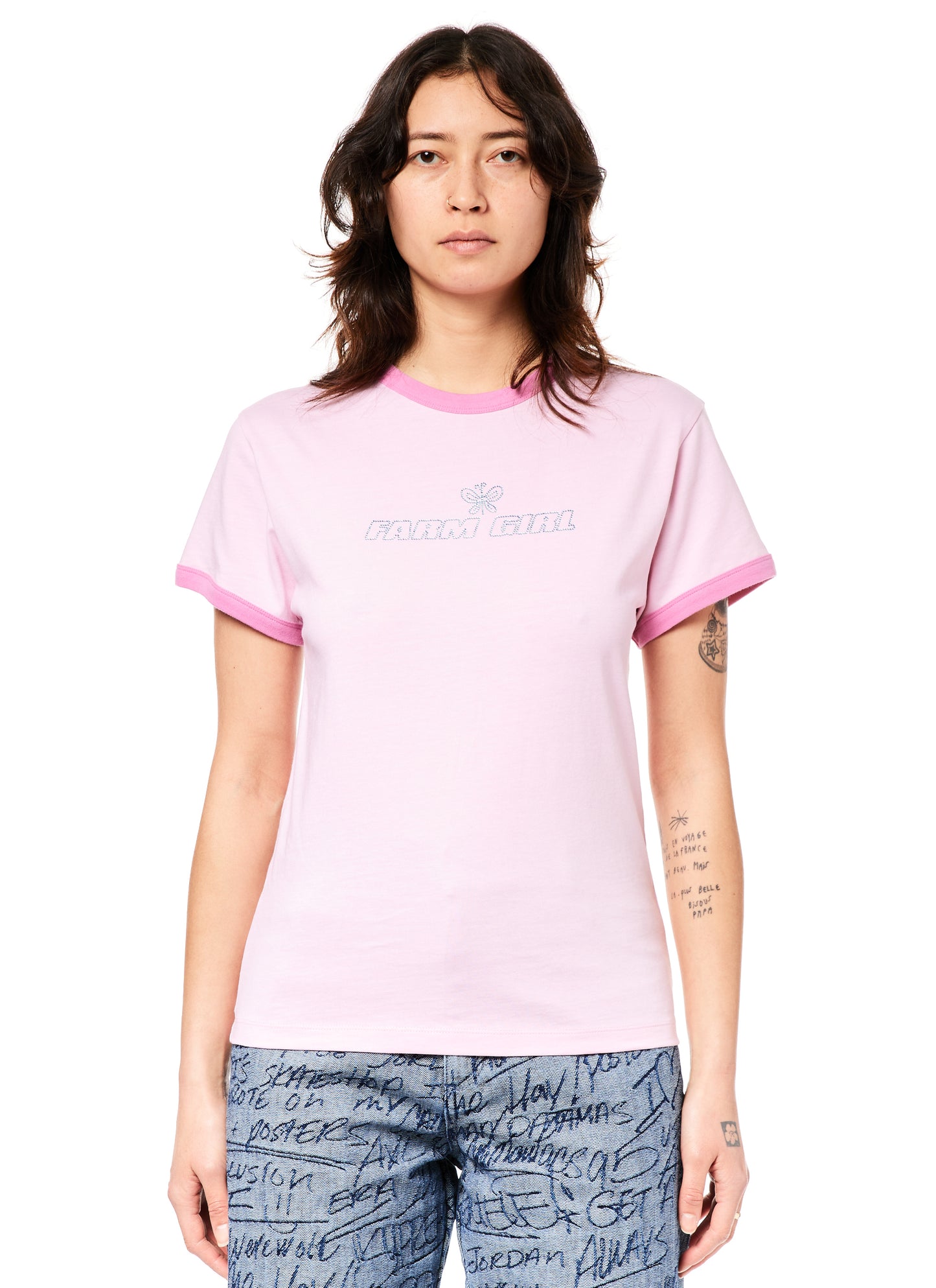 FARM GIRL RINGER T-SHIRT KNIT