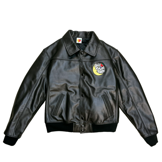 LOGO JACKET LEATHER