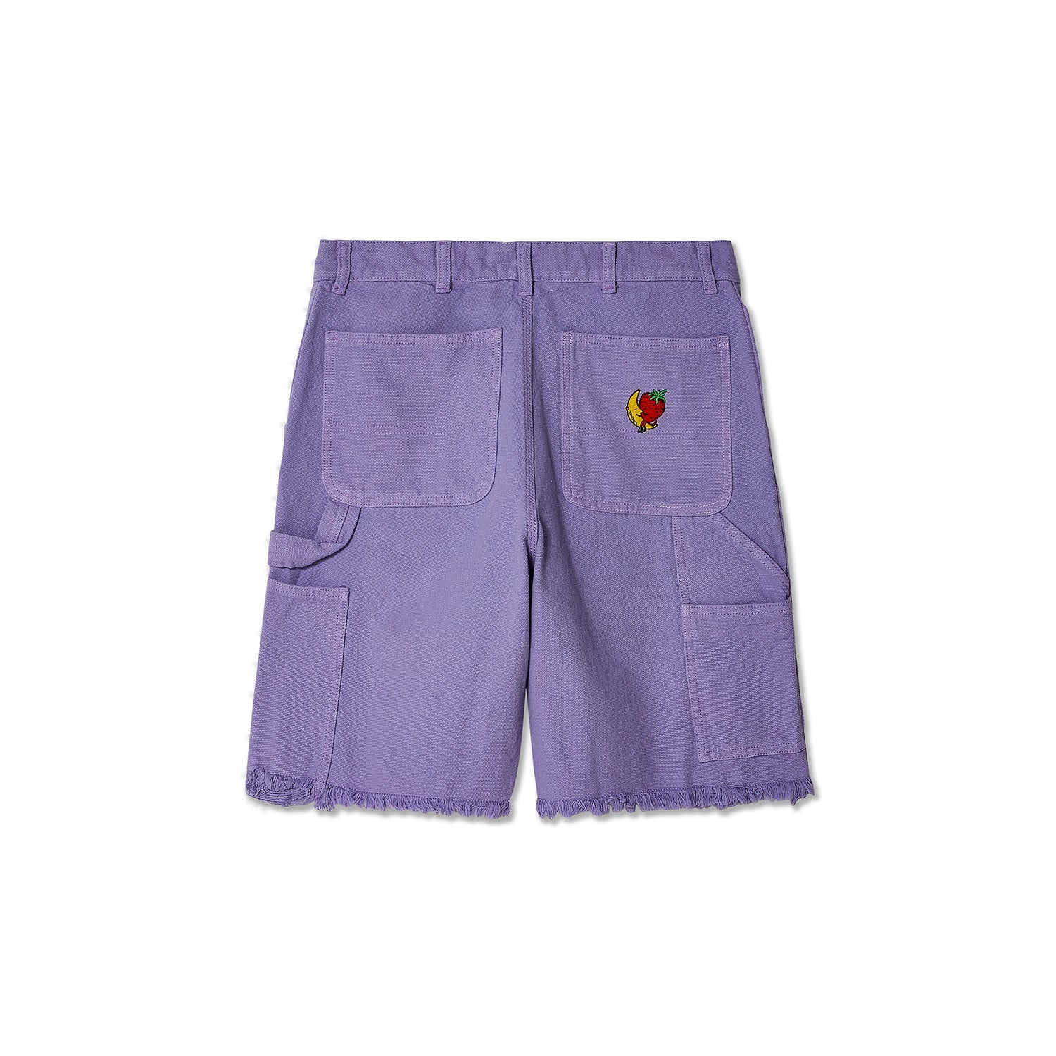 Sky High Farm Workwear Double Knee Shorts Lilac Purple Back