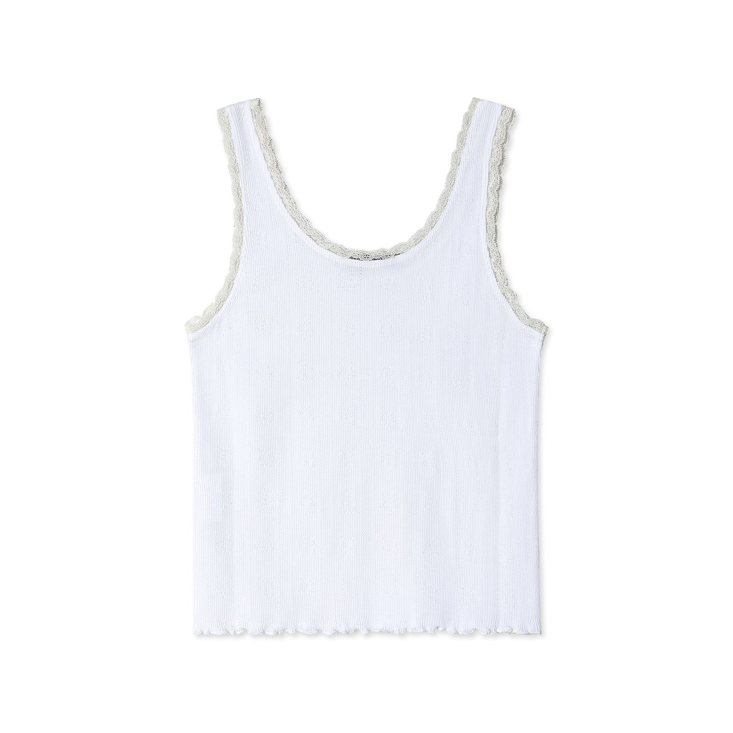 POINTELLE DETAILED TANK TOP