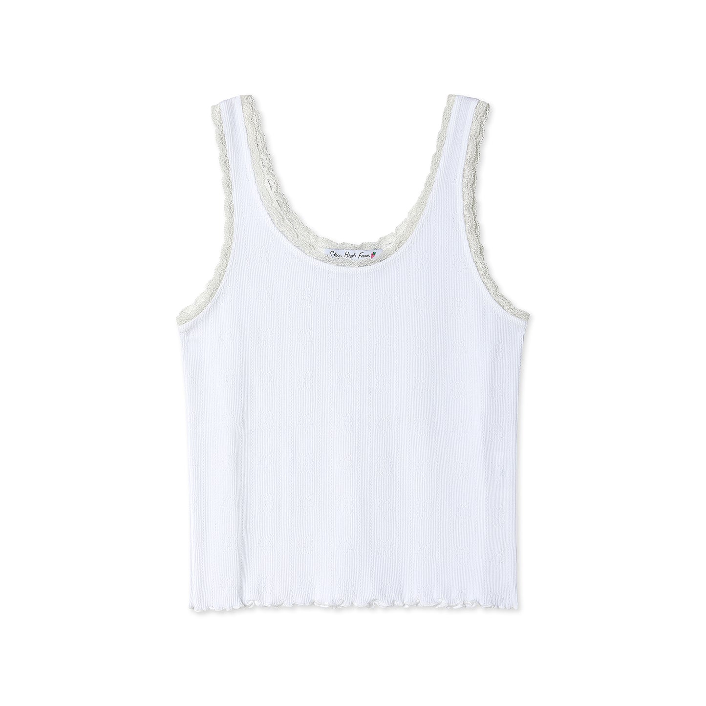 POINTELLE DETAILED TANK TOP